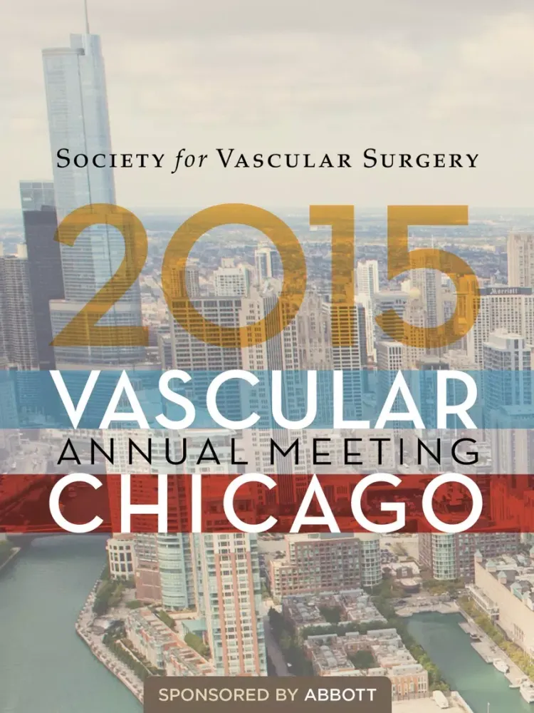 Tangkapan skrin Society for Vascular Surgery iPad 