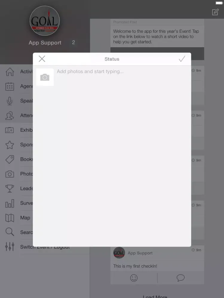 Скриншоты GAA's GOAL 2016 Conference iPad 