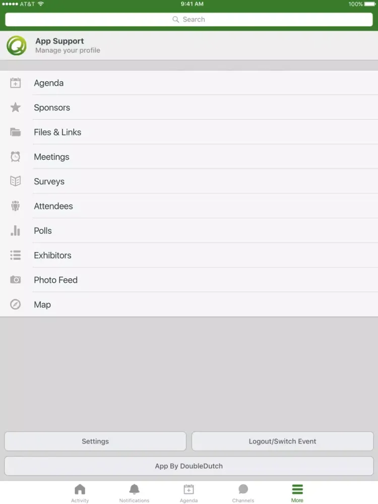 Capturas de pantalla de Quest Events App iPad 