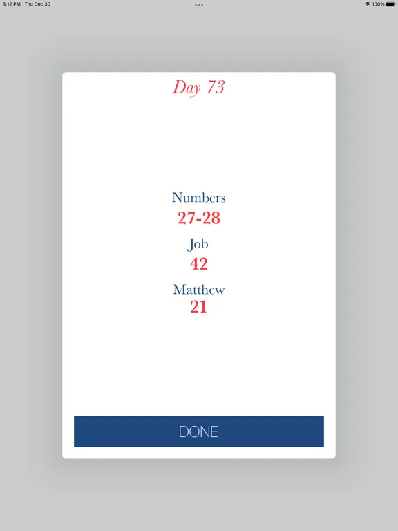 Read the Bible in 365 days iPad 应用截图