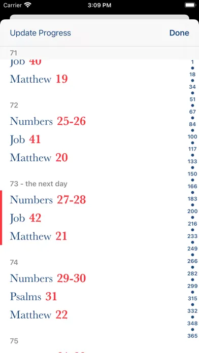 Read the Bible in 365 days应用截图