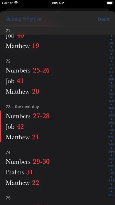 Read the Bible in 365 days应用截图
