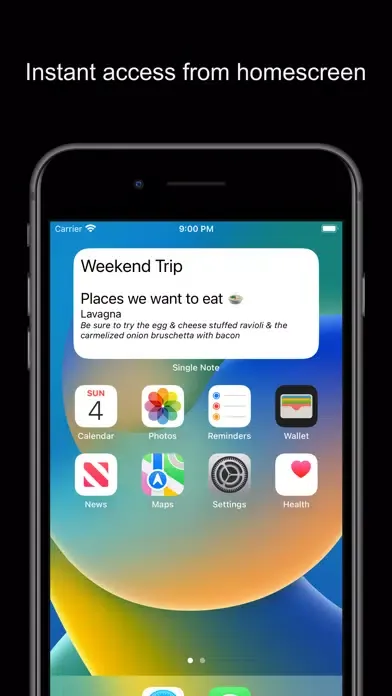 Single Note: minimalistic note Screenshots
