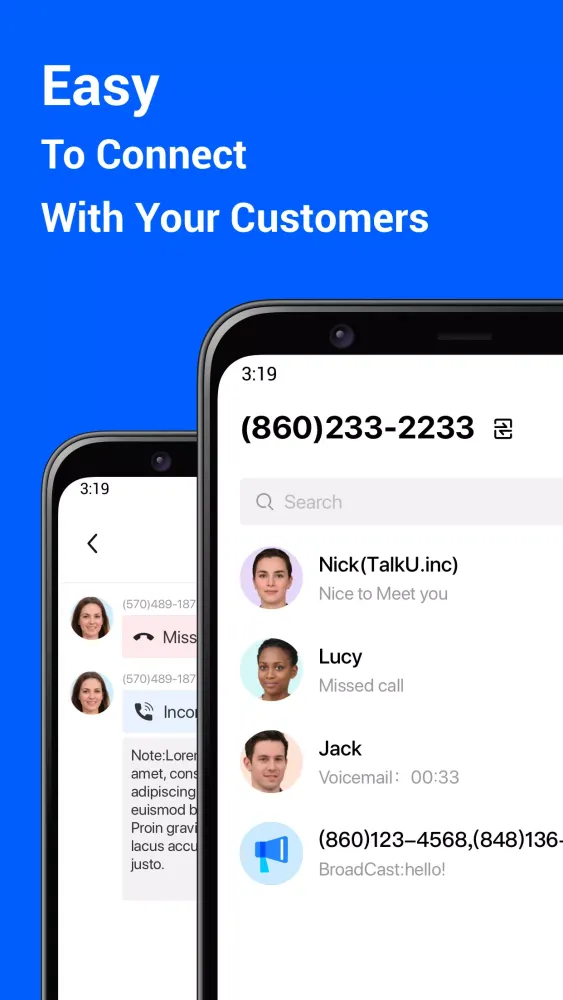 Capturas de tela do EasyLine