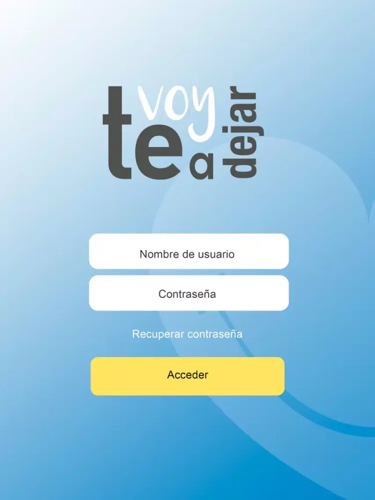 Te voy a dejar iPad 应用截图