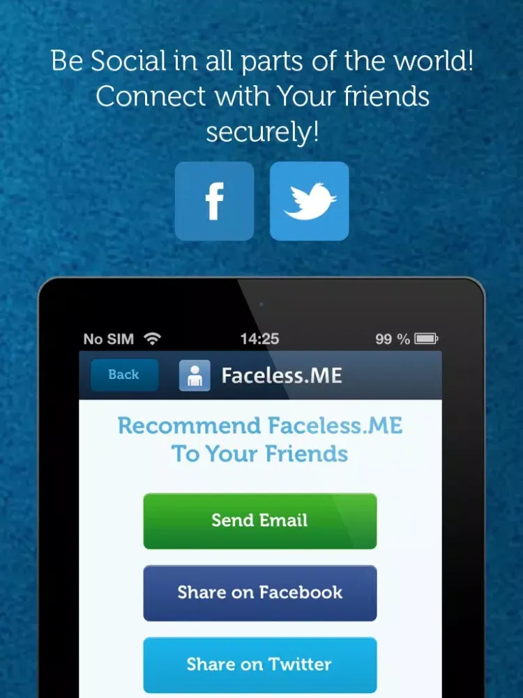 Faceless VPN Connection iPad 應用截圖