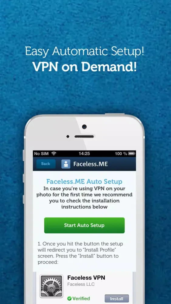 Faceless VPN Connection應用截圖