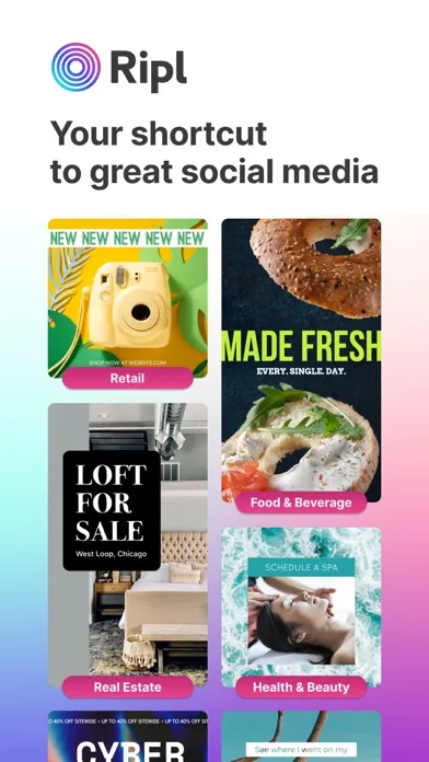 Ripl: Social Media Marketing स्क्रीनशॉट