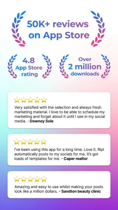 Ripl: Social Media Marketing स्क्रीनशॉट