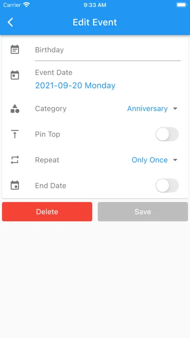 Скриншоты Days Counter (Countdown Days)