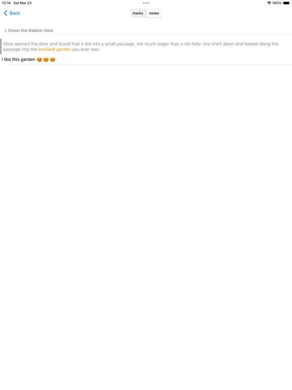 BookThoughts iPad  스크린샷