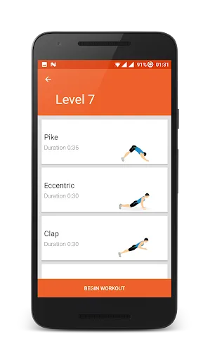 Push ups 30 day Home workout Screenshots