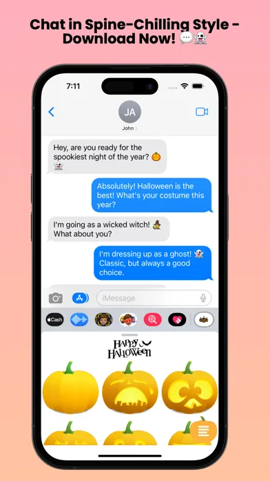 Halloween Stickers. Screenshots