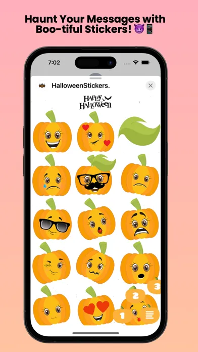 Halloween Stickers. Screenshots