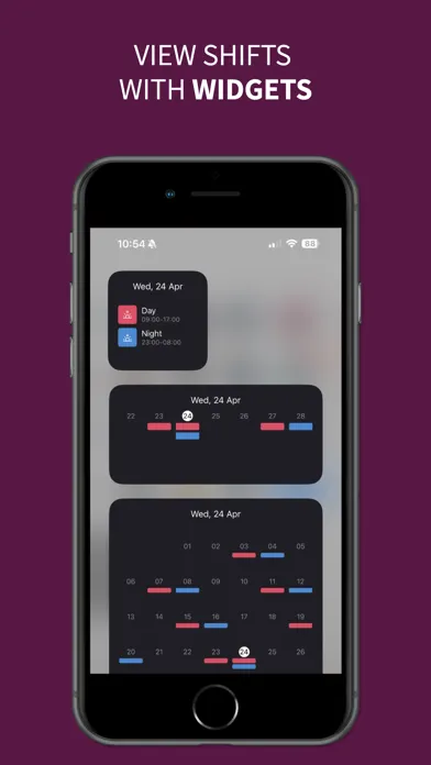 Скриншоты Shift Work Calendar: Scedu