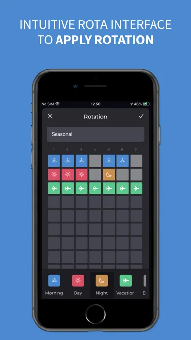 Скриншоты Shift Work Calendar: Scedu