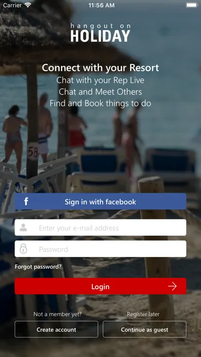 Capturas de tela do Hangout on Holiday