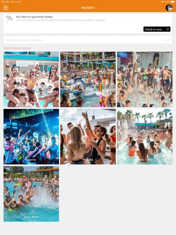Ảnh chụp màn hình của Party Hard Travel iPad 