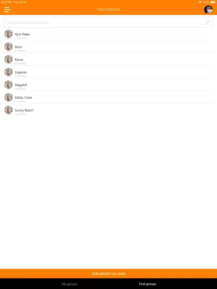 Ảnh chụp màn hình của Party Hard Travel iPad 