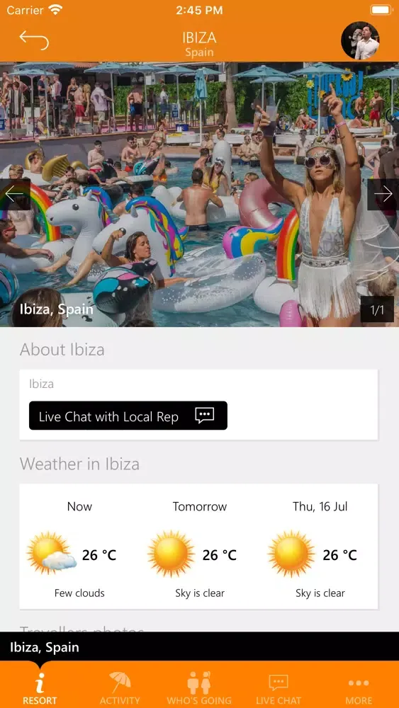 Ảnh chụp màn hình của Party Hard Travel