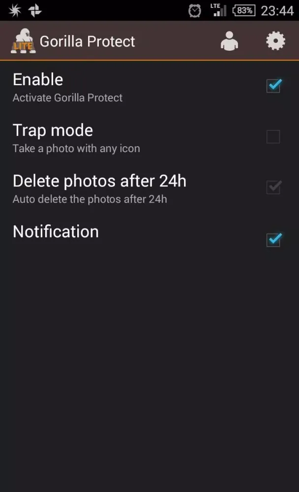 GorillaProtect LockScreen Lite应用截图