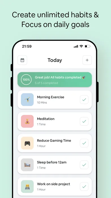 Capturas de pantalla de Habit Tracker - Habit Rewards