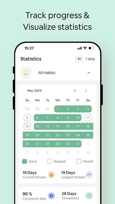 Capturas de pantalla de Habit Tracker - Habit Rewards