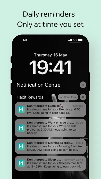 Capturas de pantalla de Habit Tracker - Habit Rewards