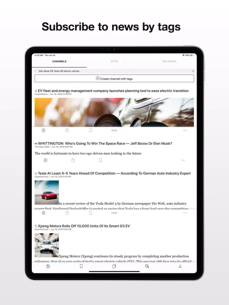 Hashnews - selected news iPad  স্ক্রিনশট