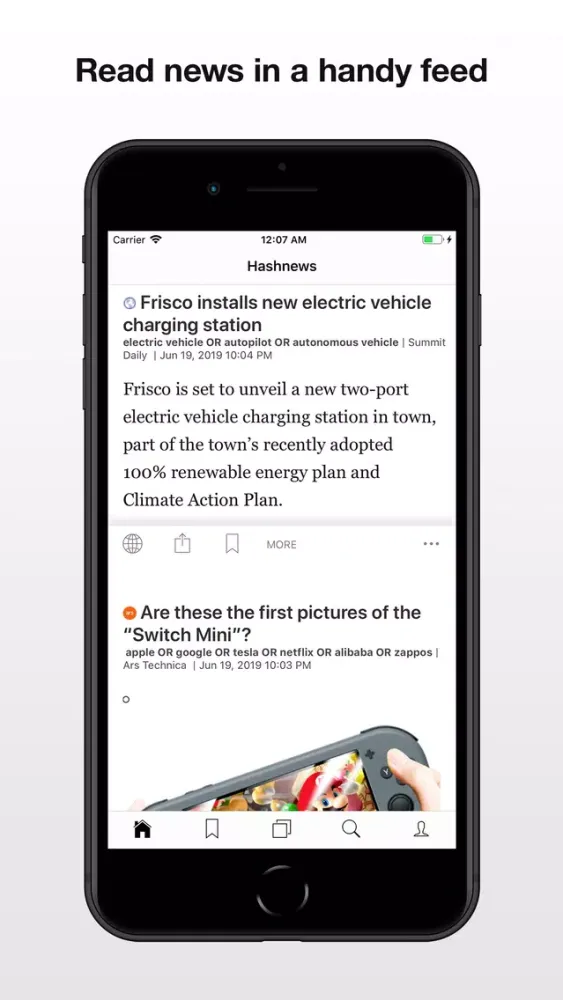 Hashnews - selected news স্ক্রিনশট