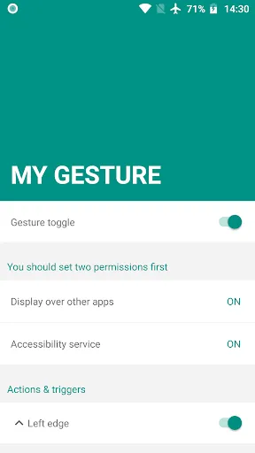 My Gesture Navigation gestures Screenshots