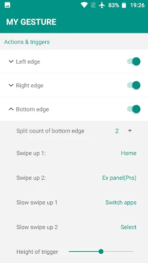 My Gesture Navigation gestures Screenshots