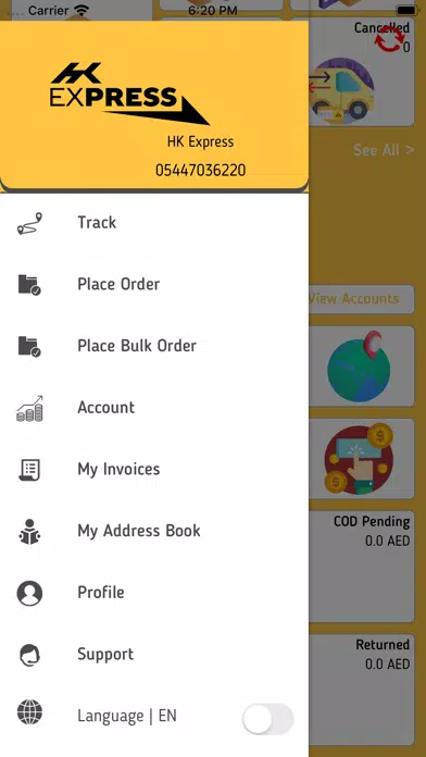 HK Express Shipper سکرین شاٹس