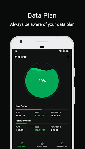 Wireflame - Data Usage Monitor Screenshots