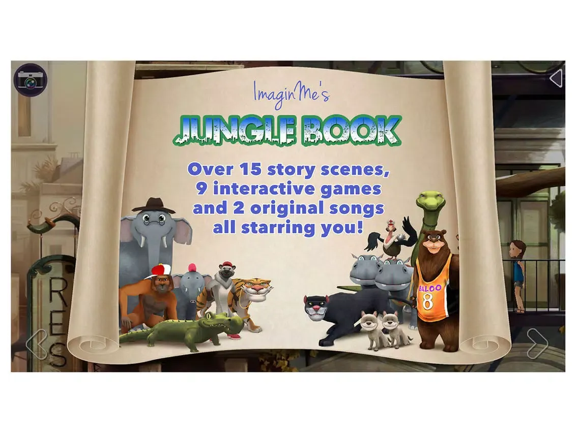 ImaginMe Jungle Book iPad  स्क्रीनशॉट