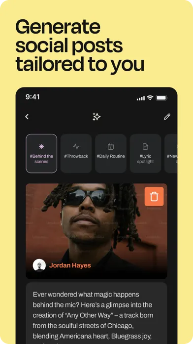 Roadie: Your AI Artist Manager Ekran Görüntüleri