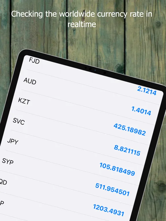 Capturas de pantalla de ExChanger - Realtime exchange iPad 