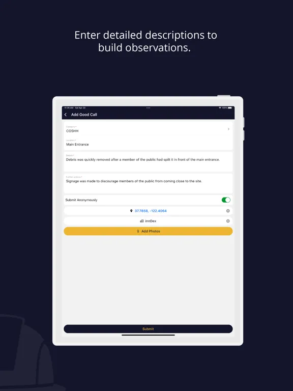 innDex iPad  Screenshots