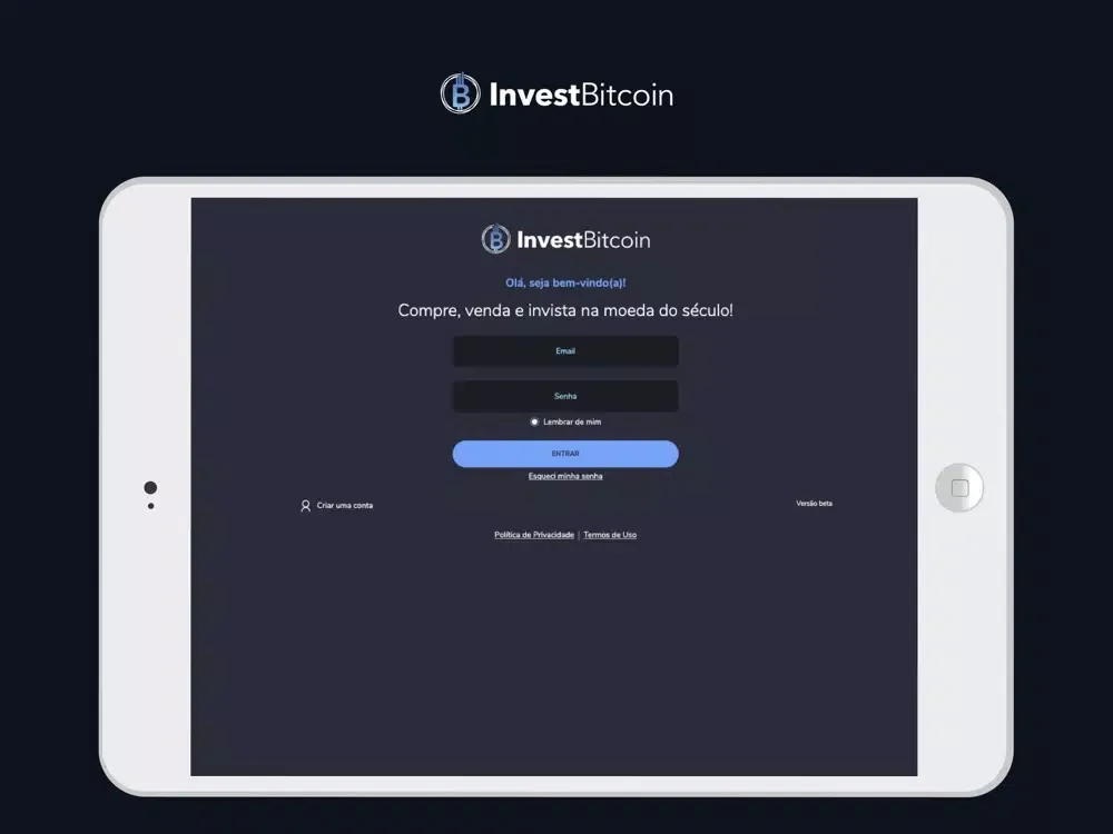 تصاویر Invest Bitcoin iPad 