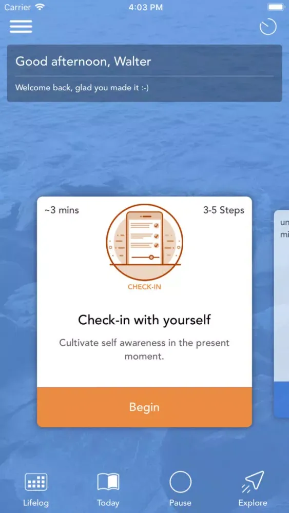 ภาพหน้าจอของ Mindfulness Daily