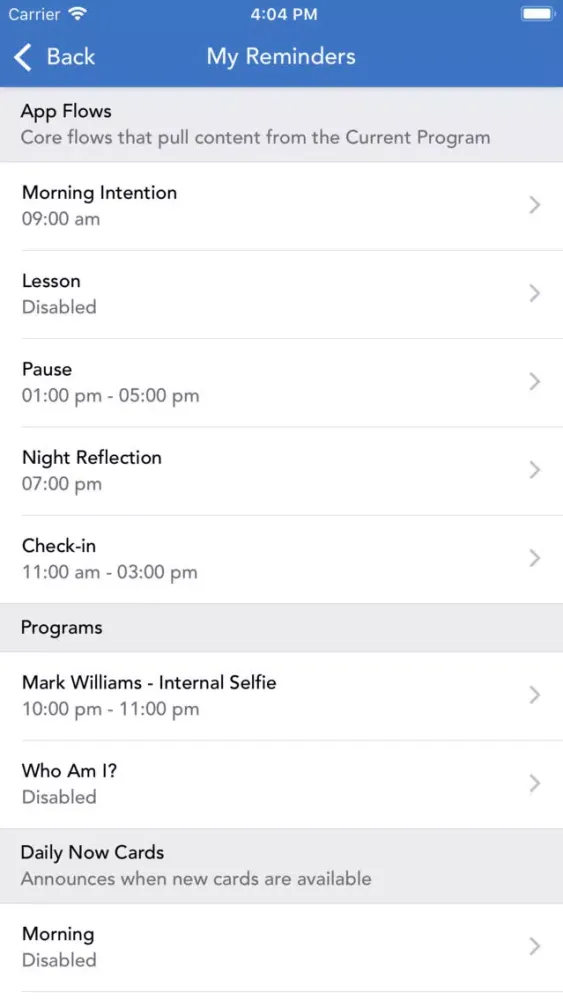 ภาพหน้าจอของ Mindfulness Daily