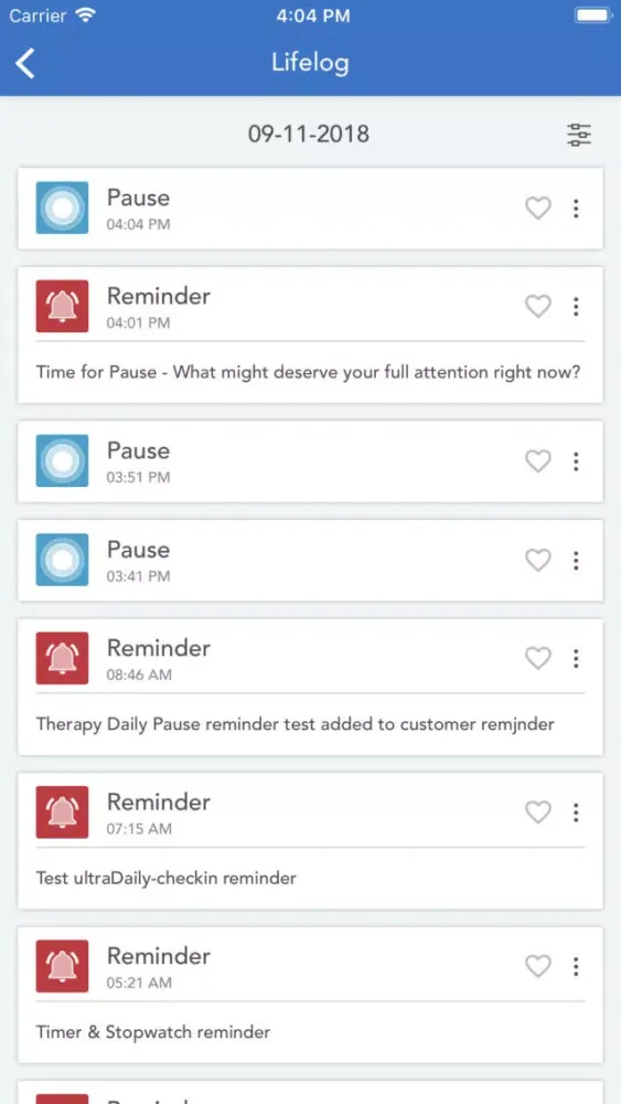 ภาพหน้าจอของ Mindfulness Daily