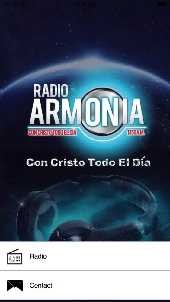 Ảnh chụp màn hình của Radio Armonia
