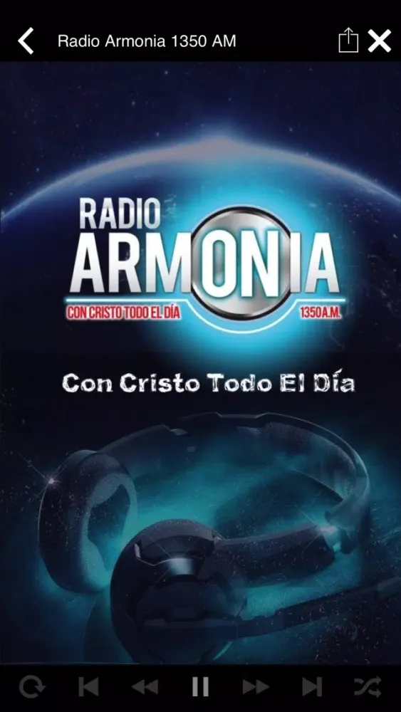 Ảnh chụp màn hình của Radio Armonia