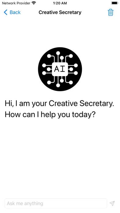 Creative Secretary - AI Chat 스크린샷