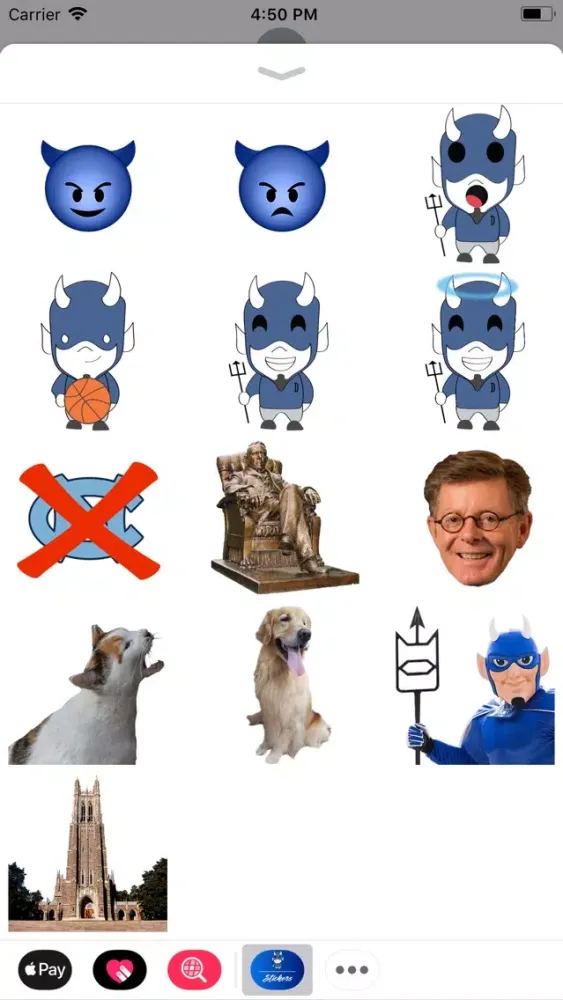 Blue Devil Stickers स्क्रीनशॉट