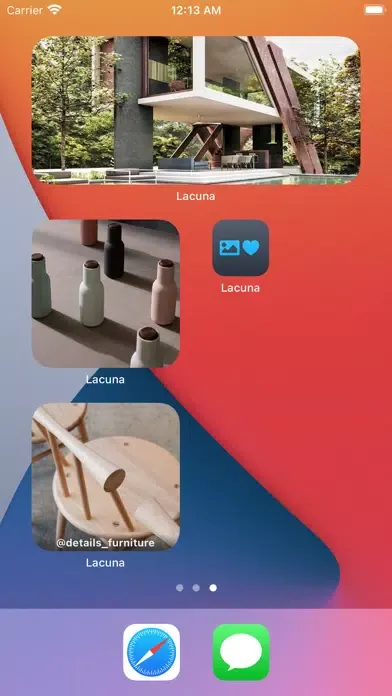 Lacuna: Widget for Instagram Screenshots