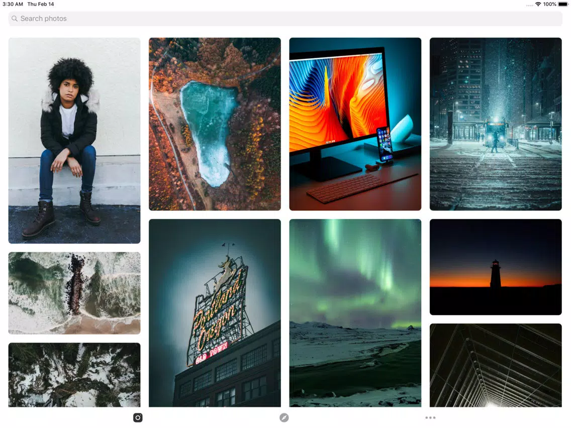Frame Wallpaper for Unsplash iPad  스크린샷