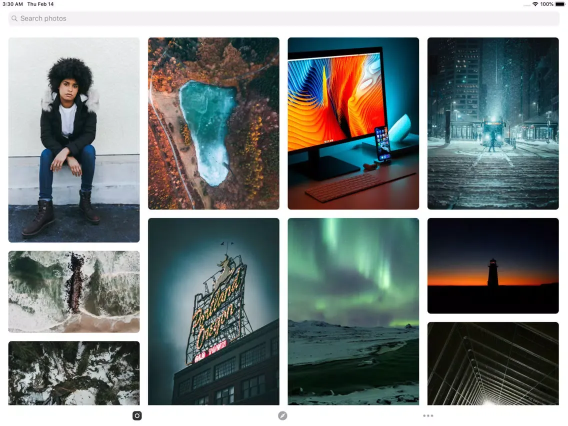 Zrzuty ekranu Frame Wallpaper for Unsplash iPad 