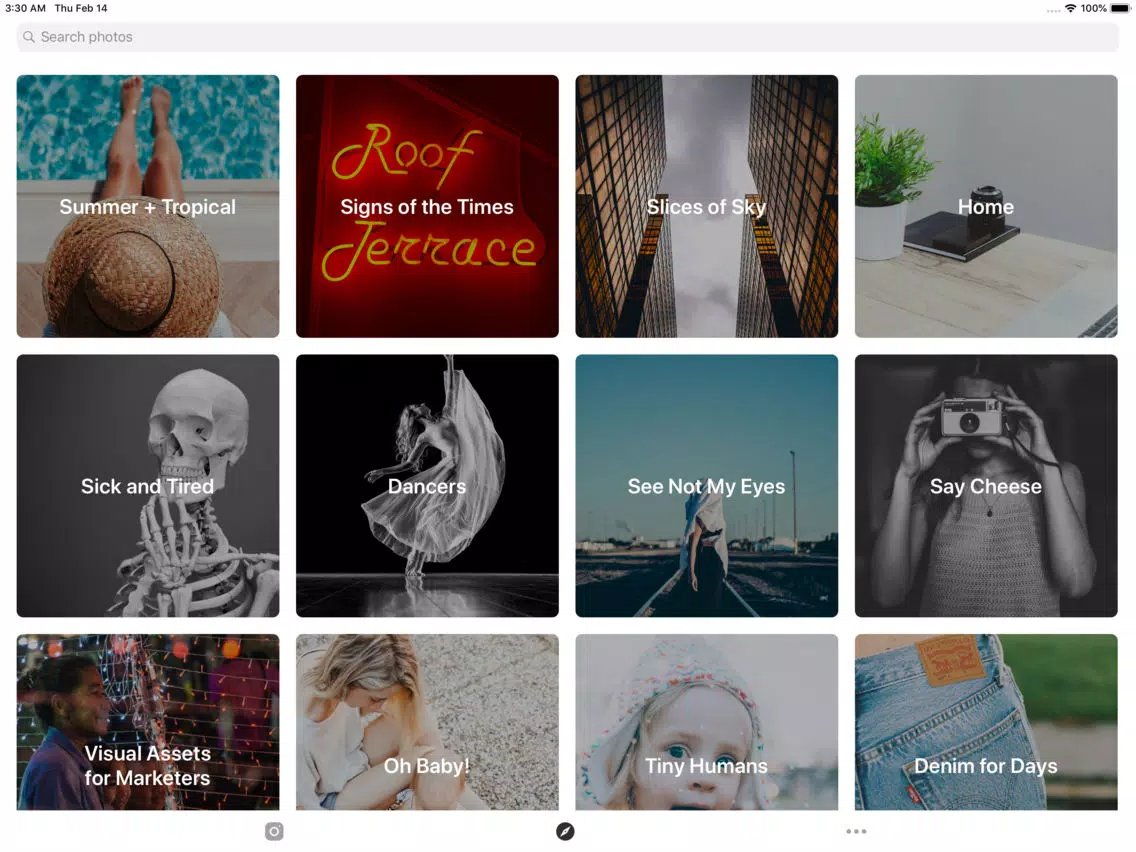 Frame Wallpaper for Unsplash iPad  스크린샷